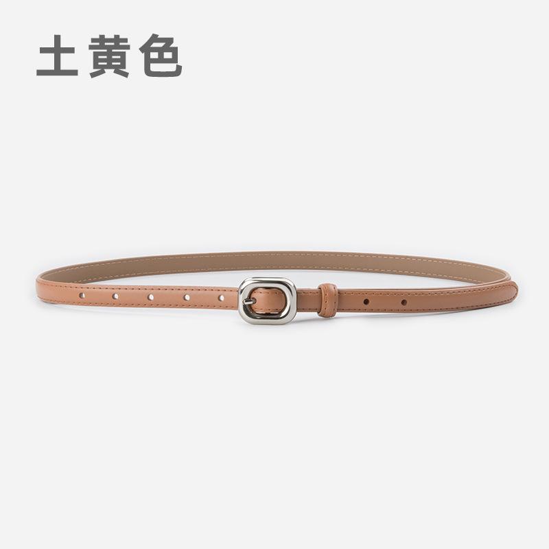 

Четыре сезона в наличии новый кожаный женский тонкий ремень кожаный универсальный модный женский простой джинсовый женский ремень 105cm