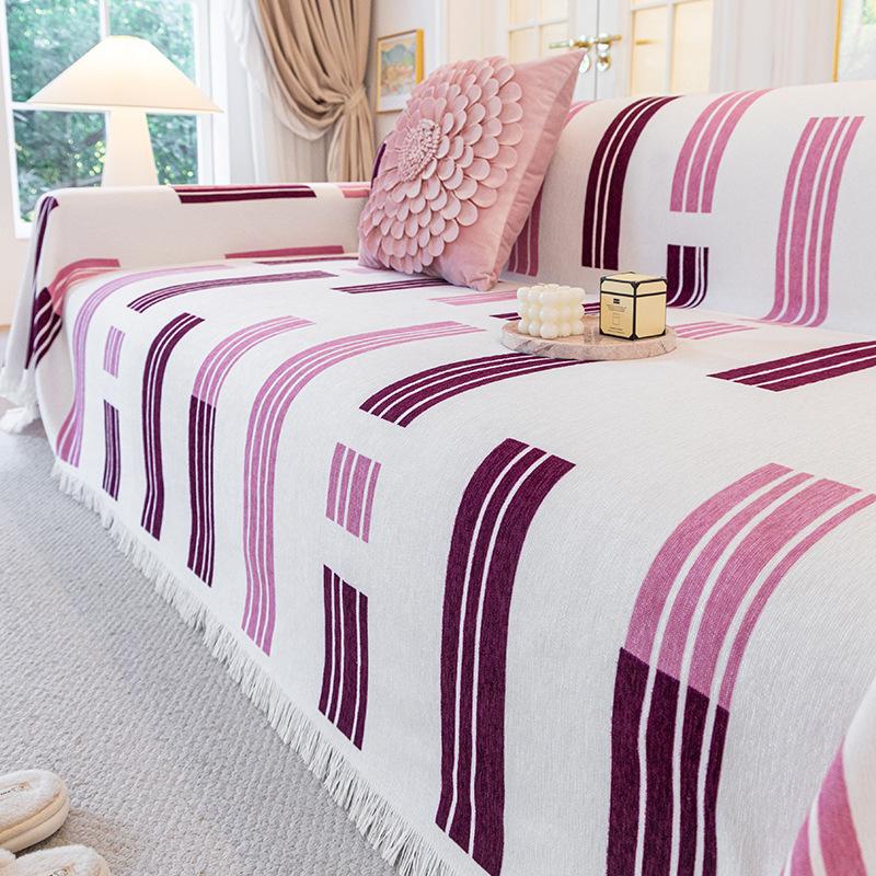 Sofa Towel Full Cover Cloth Cartoon Creative Chenille Sofa Cover All-Inclusive Universal Cover Anti-Scratching Sofa Cushion