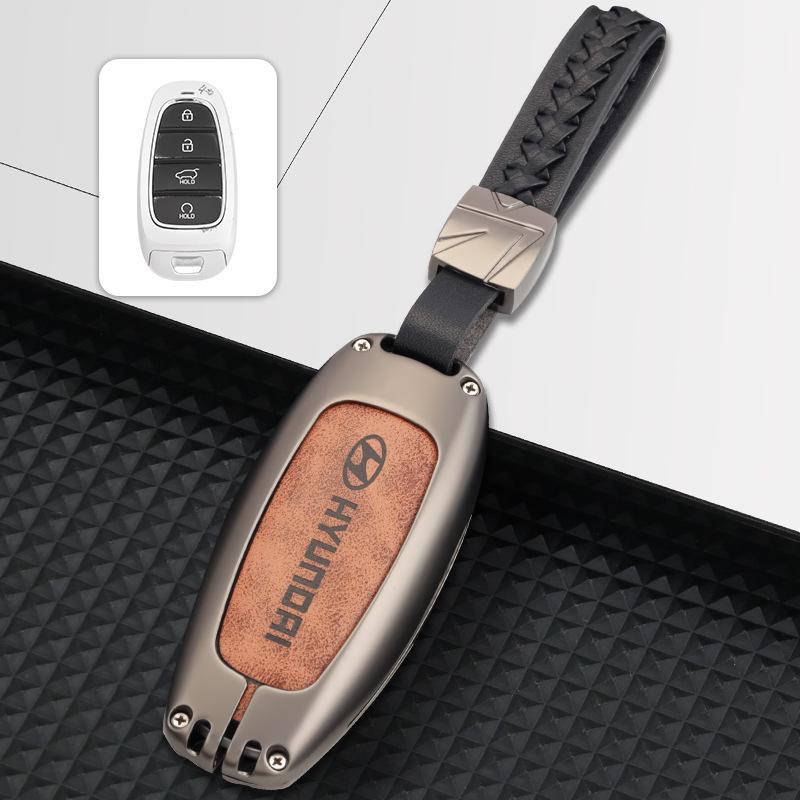 Leather Key Case for 2021 Hyundai Tucson L - Fits 2020-2021 Models