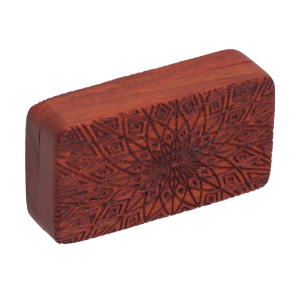 Fidget Slider Rotes Sandelholz Stressabbau Graviert Fingerspitzen Fidget Slider Spielzeug für Büro Limitiert