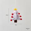 Christmas Festival Snowflake Pendant: Felt Gingerbread Cartoon Ornament