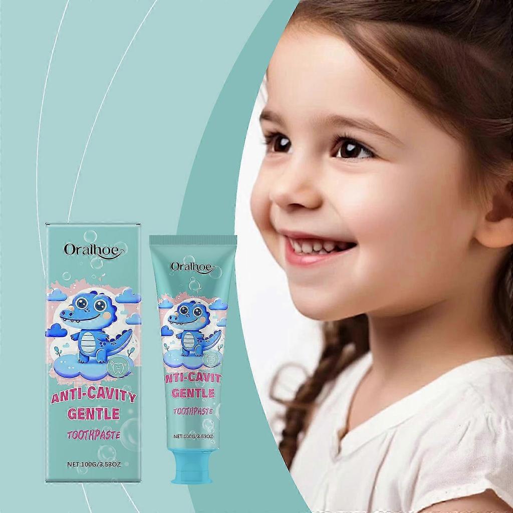 Kids Fluoride-Free Toothpaste with Nano Hydroxyapatite - Bubblegum Berry Flavor - Gentle Remineralizing Formula for Children's Teeth