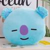 Almofada de conforto de pelúcia BTS BT21 Decoração de casa Kpop