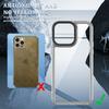 For iPhone 15 Pro Max Case 1.5mm Thick PC+TPU Shockproof Protection Phone Cover