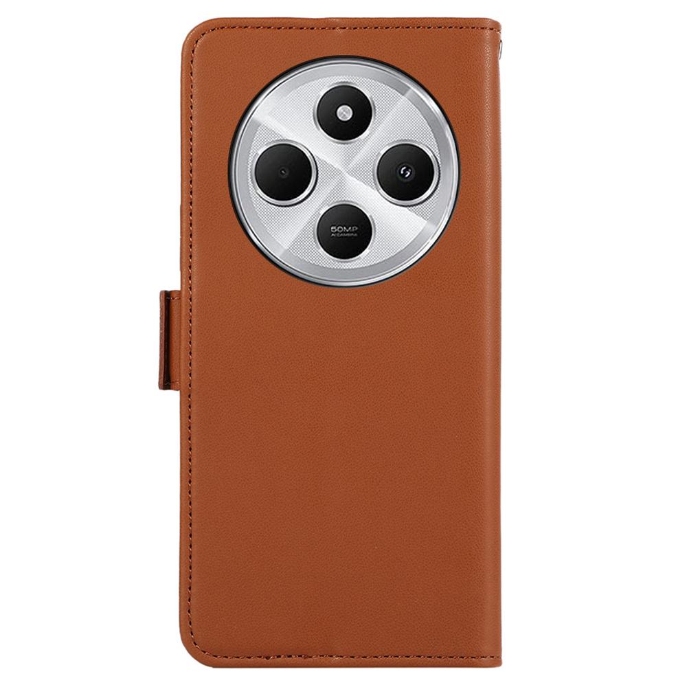ABEEL For Xiaomi Poco C75 4G/Redmi 14R 5G/14C 4G Case Leather Phone Cover with RFID Blocking Wallet