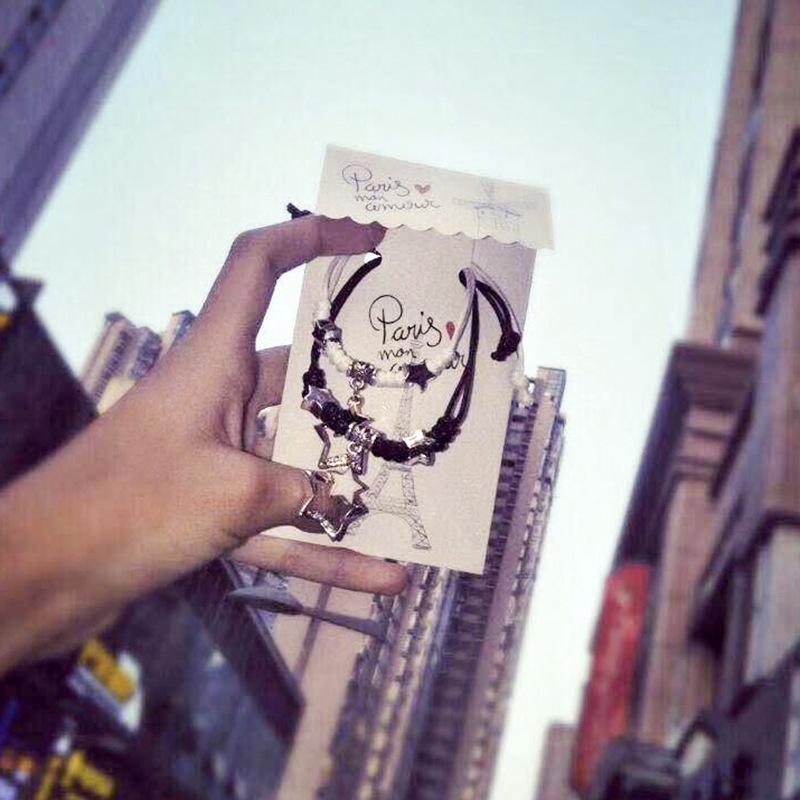 Couple Star Bracelet For Lover Women Men Hand Crafted Adjustable Rope Friends Relationship Matching Bracelets Jewelry Gift