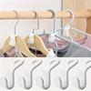 20Pcs Wardrobe Saves Space, Clothes Hanger Connection Buckle, Thick Plastic Can Be Stacked, Hooks For Storage, Household Organizer