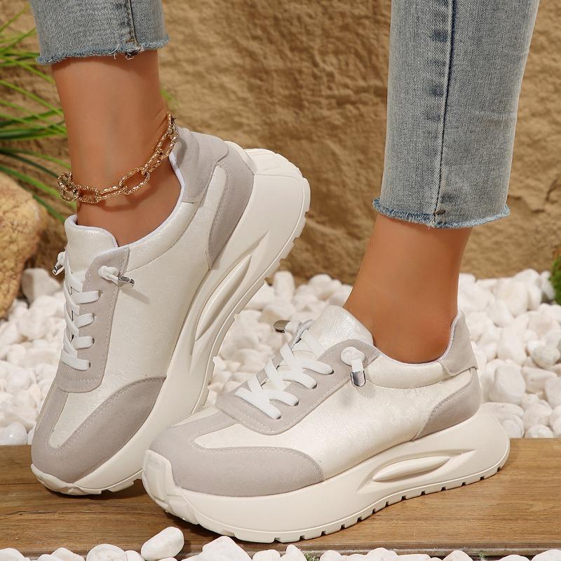 Large Size Single Shoes Women's Autumn New Platform Trend Versatile Dad Shoes Casual Sports Women
