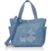 Moomin Moomin & Snufkin Denim Shoulder Bag Casual Style Lightweight Durable
