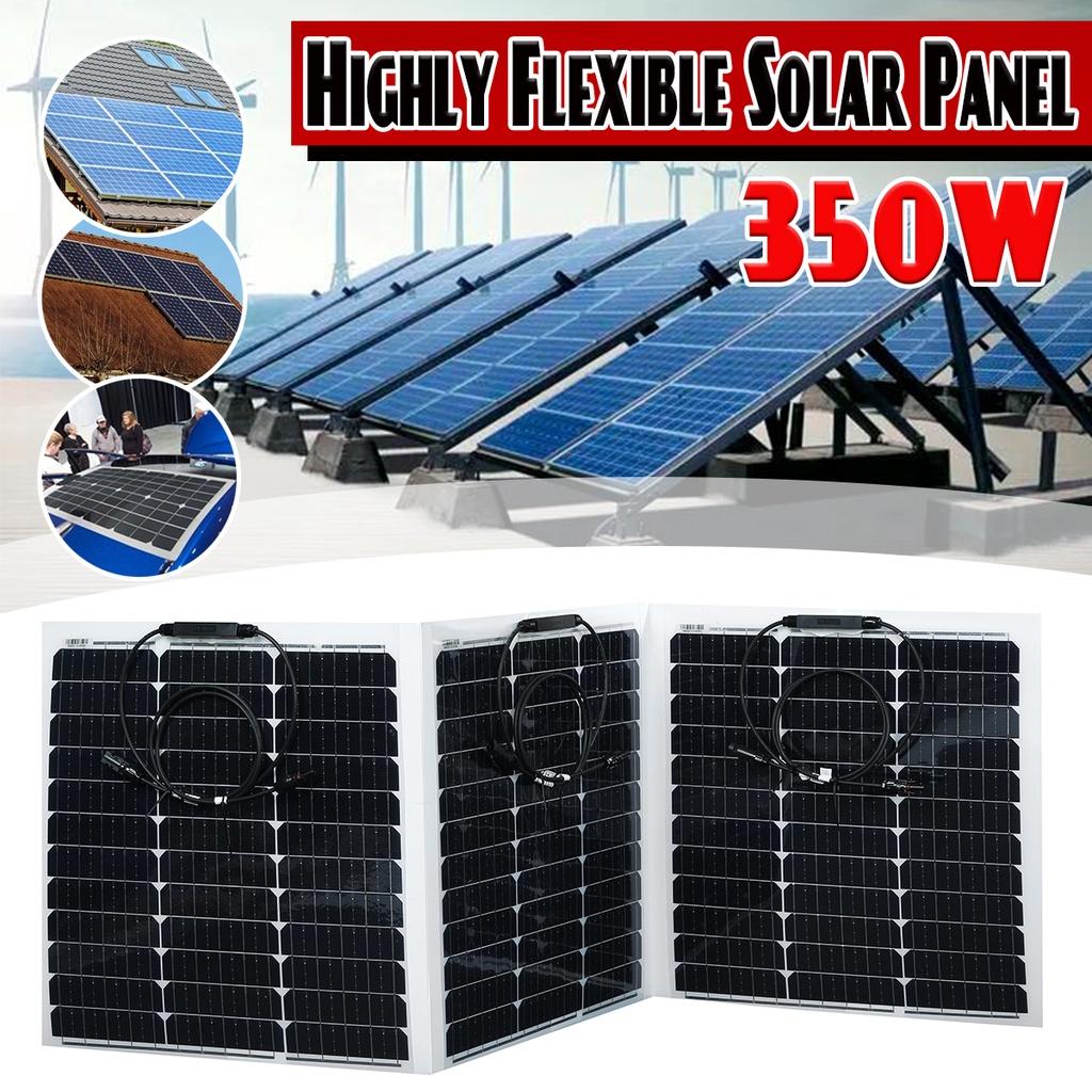 High Efficiency Monocrystalline Solar Panel Portable Flexible Waterproof Emergency Charging Outdoor Rechargeable Power 18.5V 350W