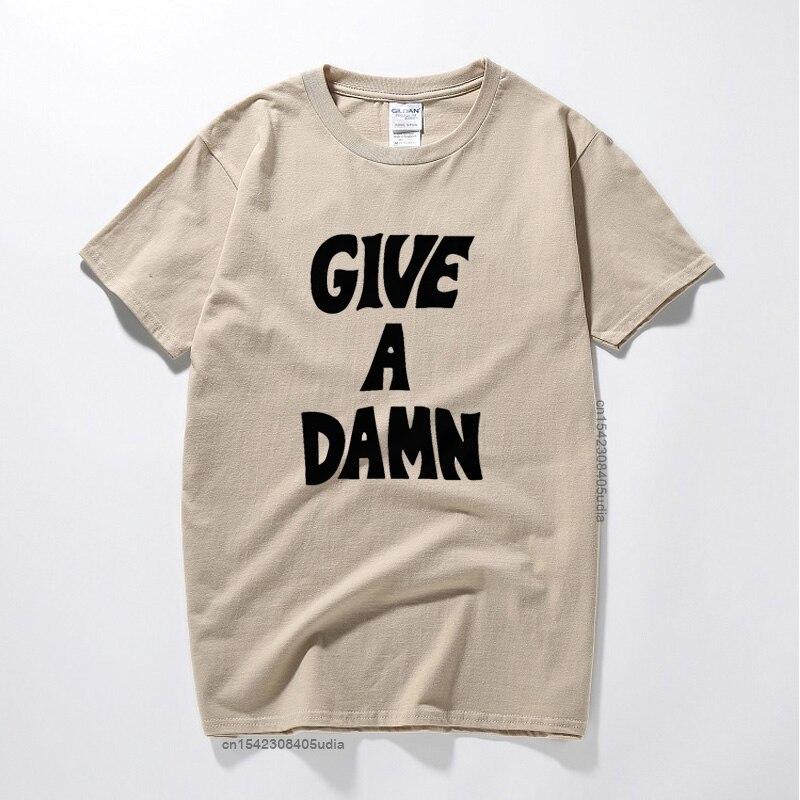 Give A Damn As Worn By Alex Turner T-Shirt Premium Cotton Music Top Camisetas Hombre Fashion Short Sleeves Tee Shirt