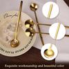 GDMINLO Gold Coffee/Tea Spoons, 6.7 Inches Long Handle, 304 Stainless Steel, 4-Piece