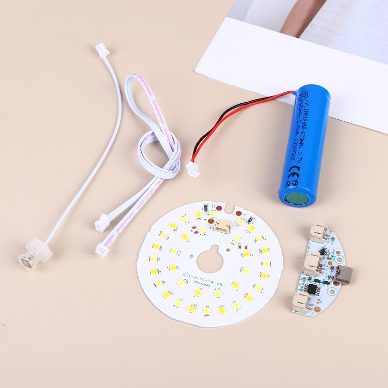 Dc5V Input Light Source Led Light Panel Dimming Controller Change With On/Off Touch Switch Charging Port Type-C