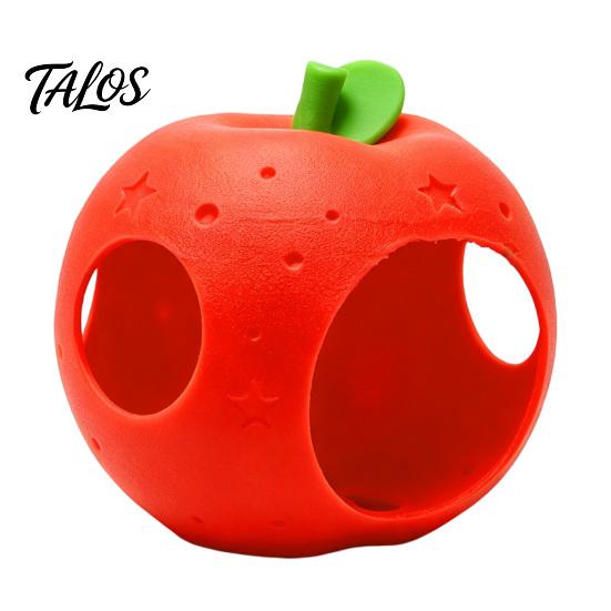 Safe Shelter for Water Pets Fruit Aquarium Hide Cave, Apple Pitaya Fish Tank Hideout, 3D Aquatic Landscaping Small Tanks Printed Decorative Betta And