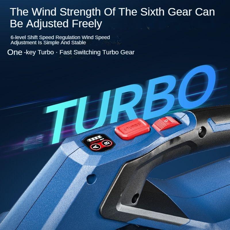 Rechargeable Brushless Hair Dryer 40v 1100w Industrial Grade Construction Dust Collector DCQF40171