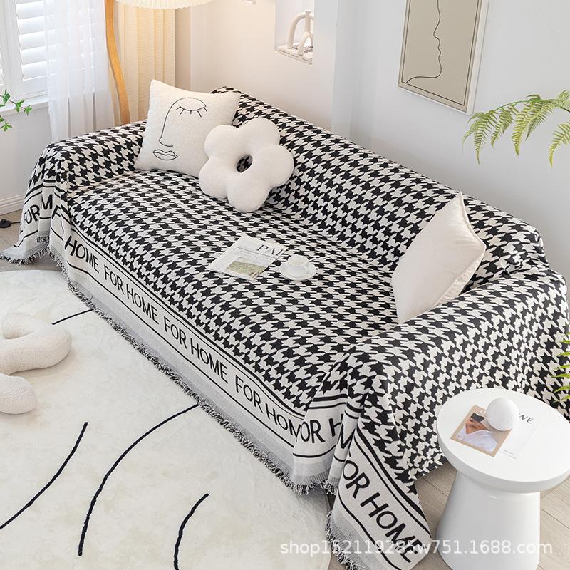 

Qiandongge sofa cover cloth cover blanket ins wind Xiaohongshu same 2022 new four-season universal sofa cover towel 180*130cm