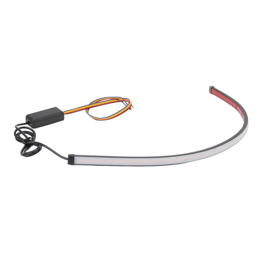 Barre de feux de position arrière et de freinage 12V, lumière de signalisation séquentielle ambre et rouge pour voiture, moto, véhicule électrique