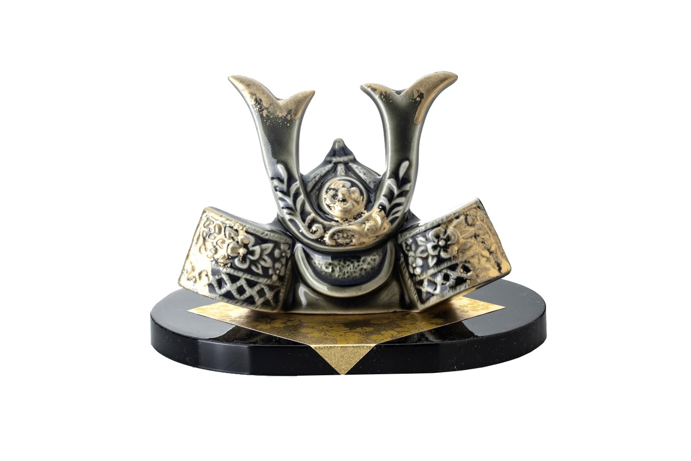 

Craftsman House Day Compact Mini Ceramic Lucky Charm Helmet Boys Doll, Palm-Sized [Kiln-Change (Dark Green) SIBURYOKU]