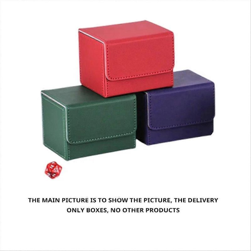 100+ Trading Card Deck Box Game Card Case Protector Green