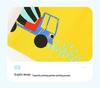 European & American Style Boys' Construction Vehicle Print T-Shirt - Short-Sleeve, Round Neck Sports Pullover for Toddlers & Kids