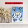 Manchester City 5D Diy Diamond Painting Round Diamond Diy Frameless Holiday Artwork Suitable For Home Office Wall Decoration