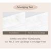[Duo Set] Numbuzin No. 3 Porcelain Base-skip Tone Up Beige 35mL+35mL SPF50+ PA++++