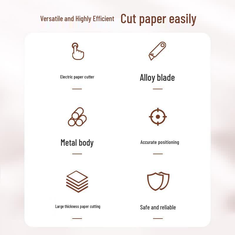 GePai QZ-400 Electric Desktop Paper Cutter CN plug (adapter included)