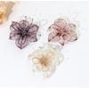 Flower Sewing Hair Clip Brooch for Wedding Dresses Artistic for Dress Wedding Bridal Dress Decorative Applique
