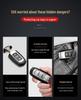 Genuine Leather Metal Key Case for Geely Emgrand S, Binrui, Borui, Vision X6, Boyue, and Haoyue Models