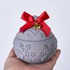 Christmas Candle Jar Silicone Mold DIY Relief Snowflake Storage Box Aromath Gypsum Molds Resin Crafts Making Home Xmas Party Dec