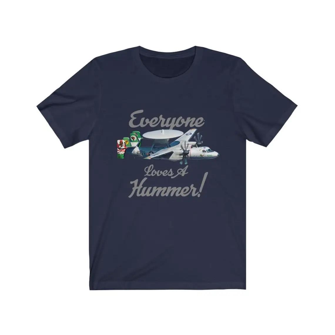 

E-2C Hawkeye Airborne Early Warning Aircraft T-Shirt 100% Cotton O-Neck Summer Short Sleeve Casual Mens T-shirt Size S-3XL - ... S разноцветный