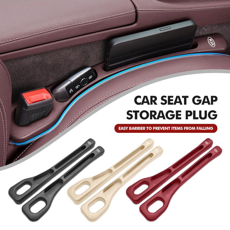 2pcs Car Seat Gap Filler Side Seam Plug Strip Styling For KIA K5 K2 Rio Optima Sportage Venga Sorento Stonic Forte
