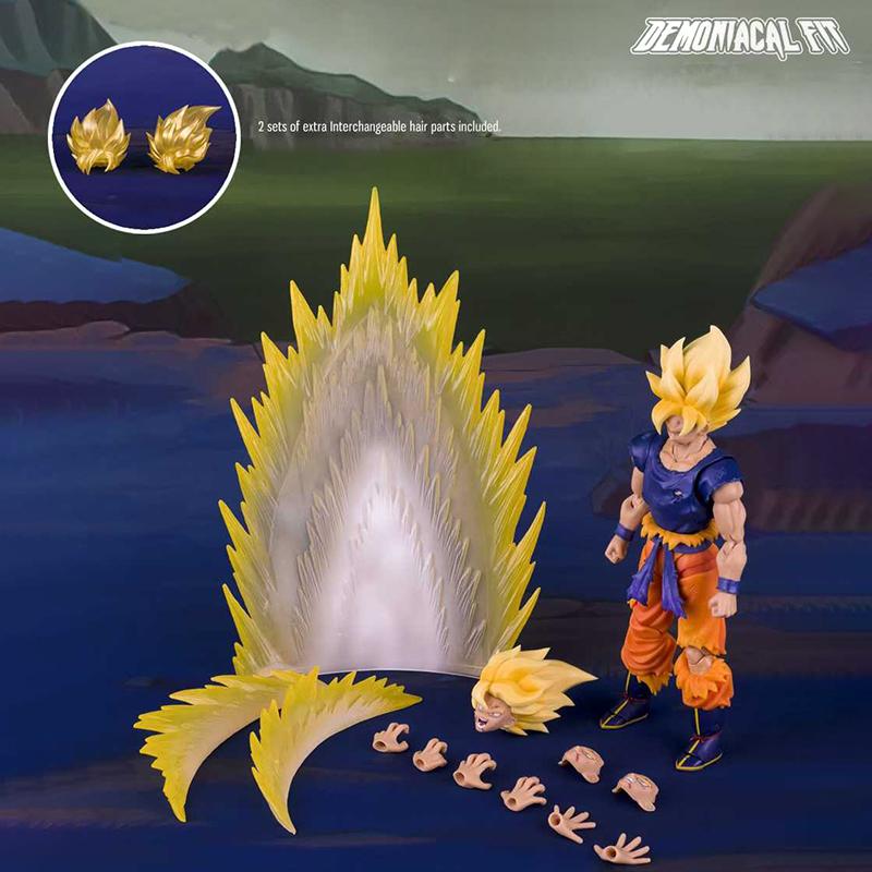 

Dragon Ball Goku Action Figure Demoniacal Fit Rage Awakening Battle Damage Shf Collectible Toy Desktop Decoration Z for Round Sensory Compression