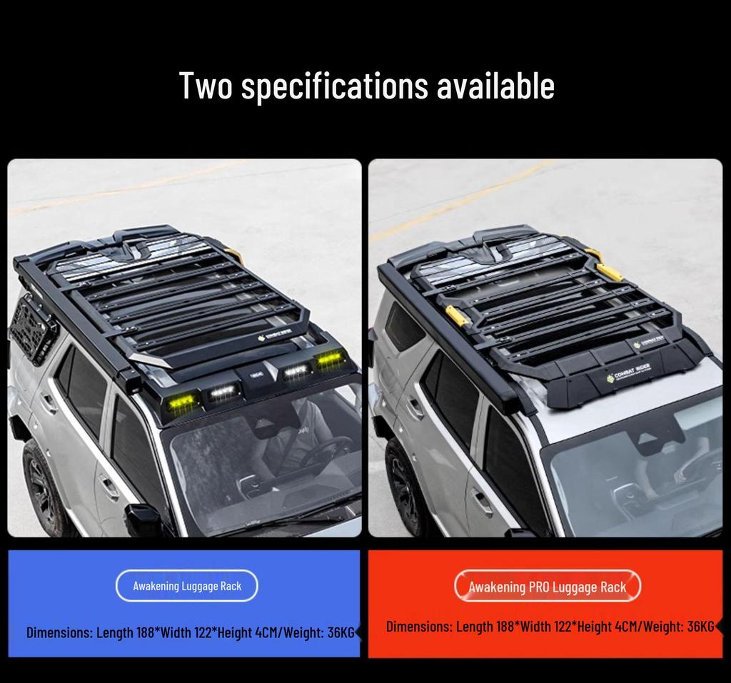 Tank 400 Hi4t Explorer Roof Platform with Side Ladder and Backpack Holder