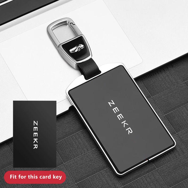 

Zinc Alloy Car Key Case Fob For Zeekr 001 001Fr 7X Mix 007 X 009 Remote Decoration Cover Shell Keychain Ring Holder Accessories Fit for Zeekr