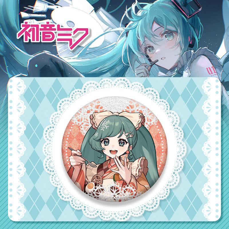 

Значок Hatsune Miku 75 мм с новым дизайном - 75 мм оловянный значок аниме периферийный 75mm