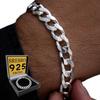 FULL Silver Men' Bracelet 8mm/24cm Silver 925 Bracelet