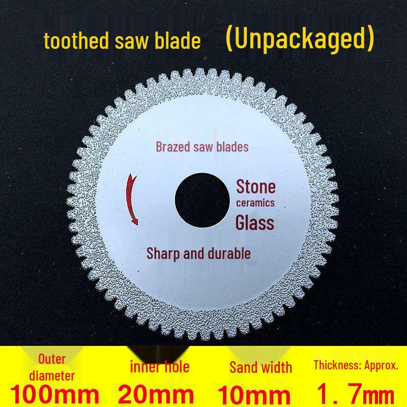 Brazed Diamond Saw Blade for Marble, Stone, Ceramic & Glass Cutting