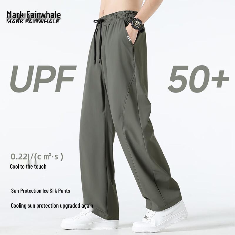 Mark Fairwhale Men's Cooling Sun Protection Ice Silk Straight Leg Pants