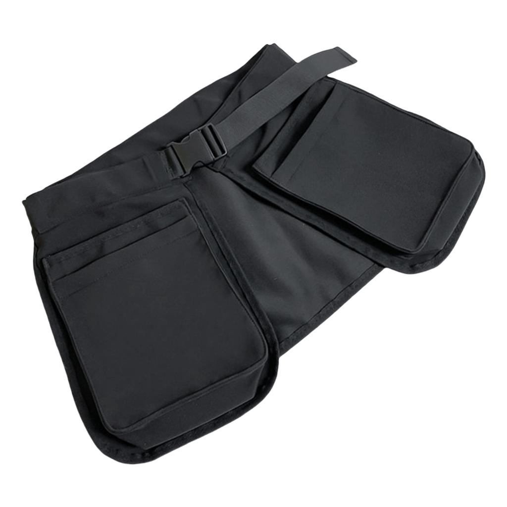 Adjustable Waistband Gardening Waist Belt Apron Bag with Multiple Pockets for Tool Storage Carpenters Utility Tool Bag