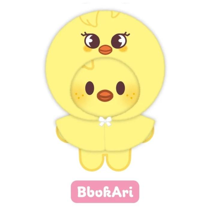 Stray Kids [5th Fanmeeting 'SKZ 5'CLOCK' ] Official MD SKZOO 10CM Cloak Doll Clothes