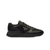 Leather Re-nylon High-top Sneakers Black