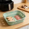 Foldable Round/Square Air Fryer Liner Basket 8.5 Inch Air Fryer Silicone Pot Reusable Baking Tray Accessories for 3.6-6.8 QT Oven Microwave