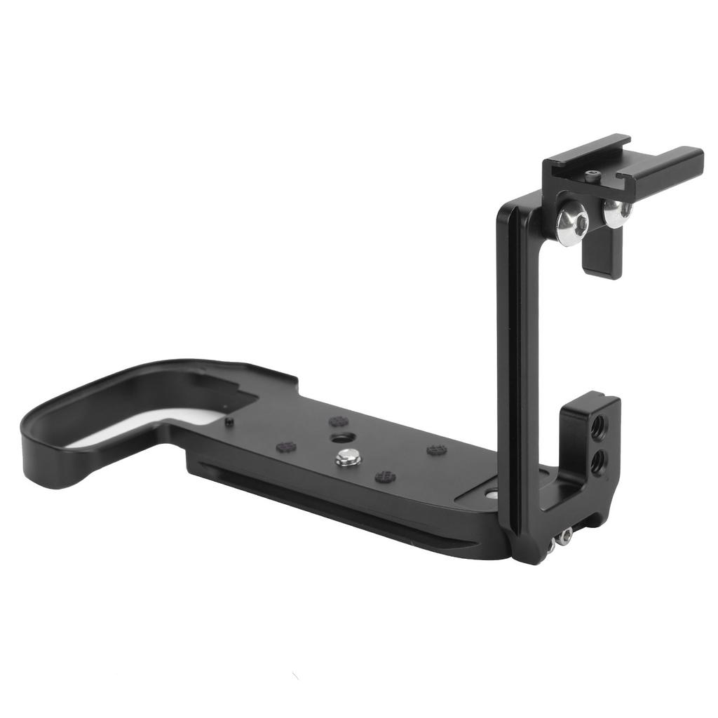 Hurtigfesteplate L-brakett med blitssko Håndgrepholder for Canon R5 SLR-kameraRød