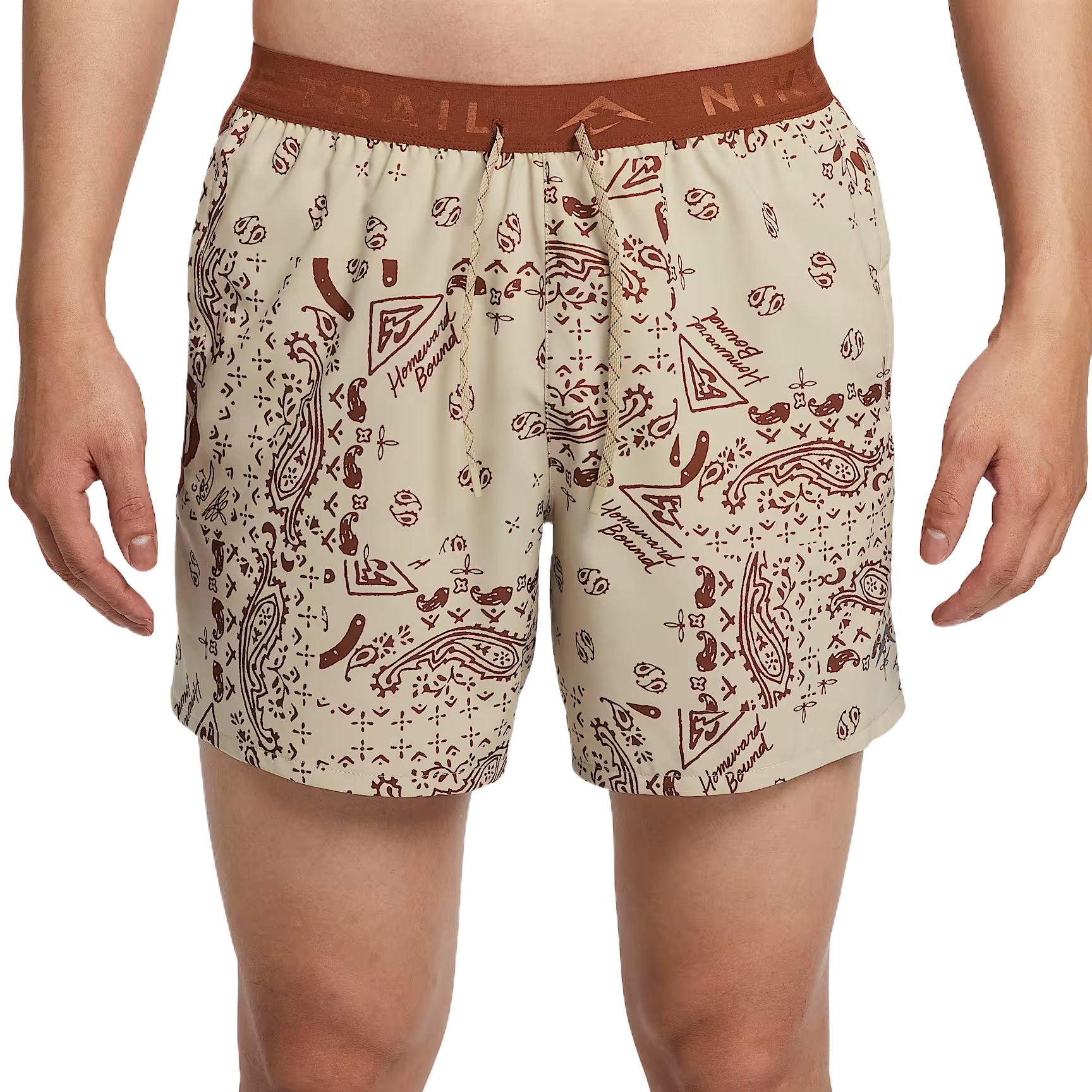 Nike Dri Fit Sports Shorts Men s Desert Khaki/Light Yellow Brown/Black HJ4175-253 XL