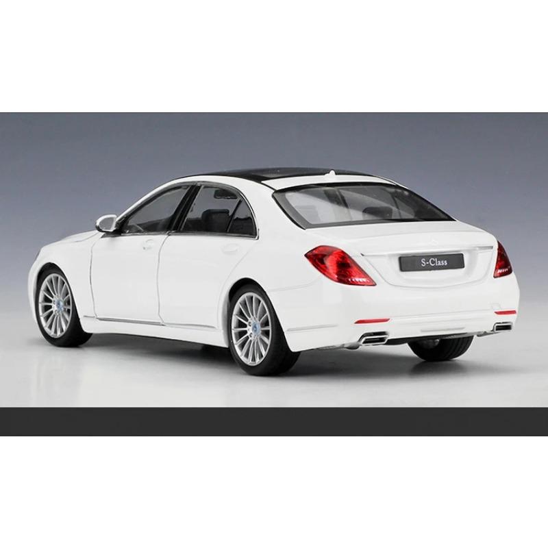 Welly 1/24 Mercedes Benz S-Class S500 литой автомобиль модель игрушечный транспорт литой металл модель автомобиля высокая имитация коллекция детские подарки