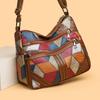 Color Block Multi Pocket Shoulder Crossbody Bag