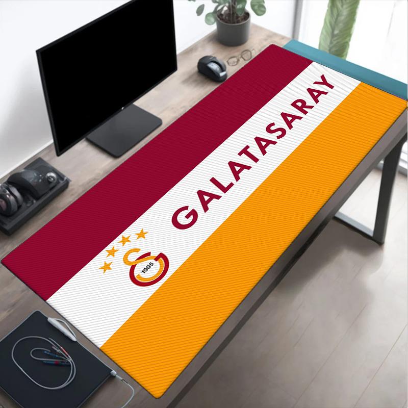 Tappetino per mouse Football Club Galatasaray, Tappetino per mouse da gioco, Tappetino per tastiera, Decorazione da scrivania per computer portatile, Regalo per tifoso, Regalo di compleanno