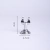 U Shape Name Card Display Stand Stainless Steel Picture Clips Name Card Holder  Table Accessories