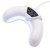 Dual Light Foldable Manicure Lamp - Smart Crescent Shape, High Power, Quick-Dry, Two-Hand Phototherapy Nail Dryer.